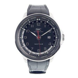 IWC Yacht Club Worldtimer Steel Grey Dial 45mm Automatic Men’s Watch IW326602